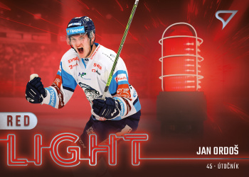 Jan Ordos Liberec Tipsport ELH 2022/23 SportZoo 2. serie Red Light #RL-18